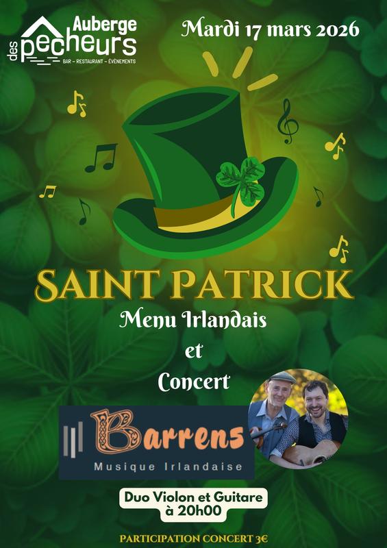 Saint Patrick à l'Auberge des Pêcheurs