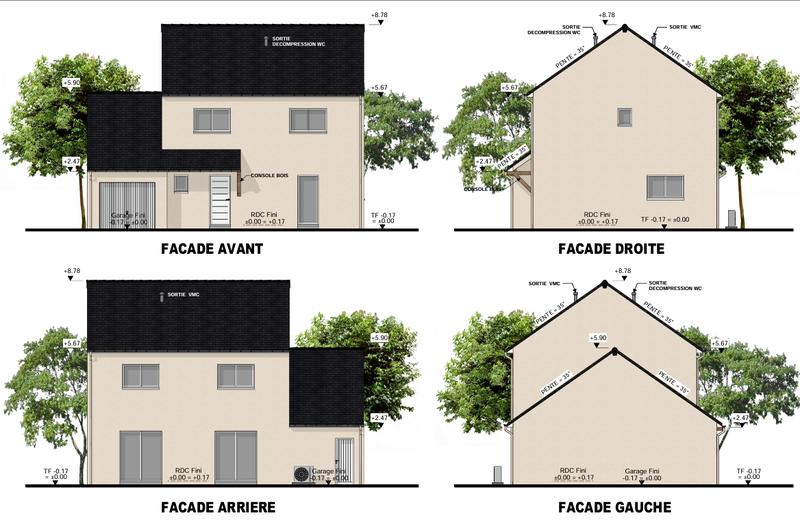 Maison - 105 m² - 6 pièces