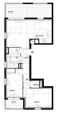 Appartement - 58 m² - 3 pièces