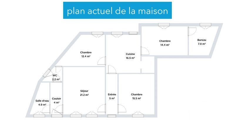 Maison - 100 m² - 4 pièces