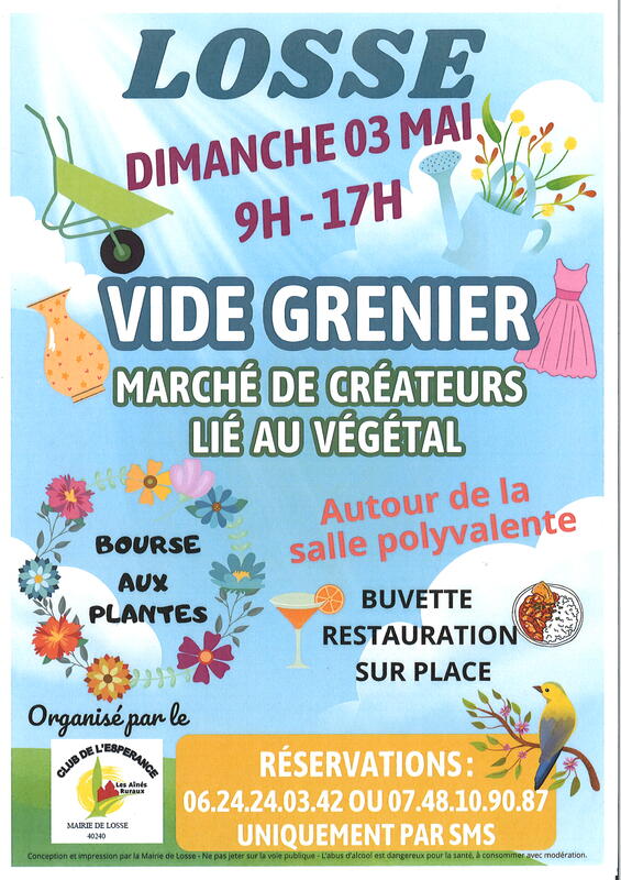 Vide grenier &amp; Marché de créateurs lié au végétal