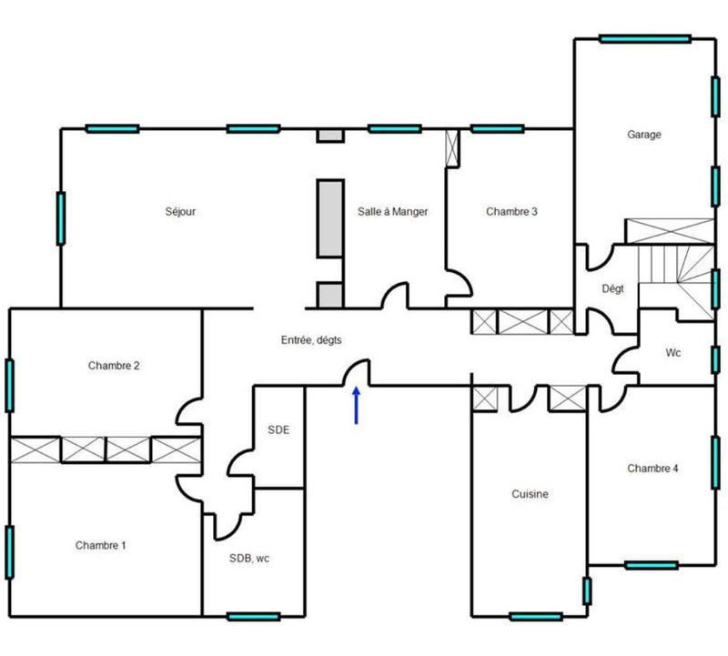 Maison - 133 m² - 6 pièces