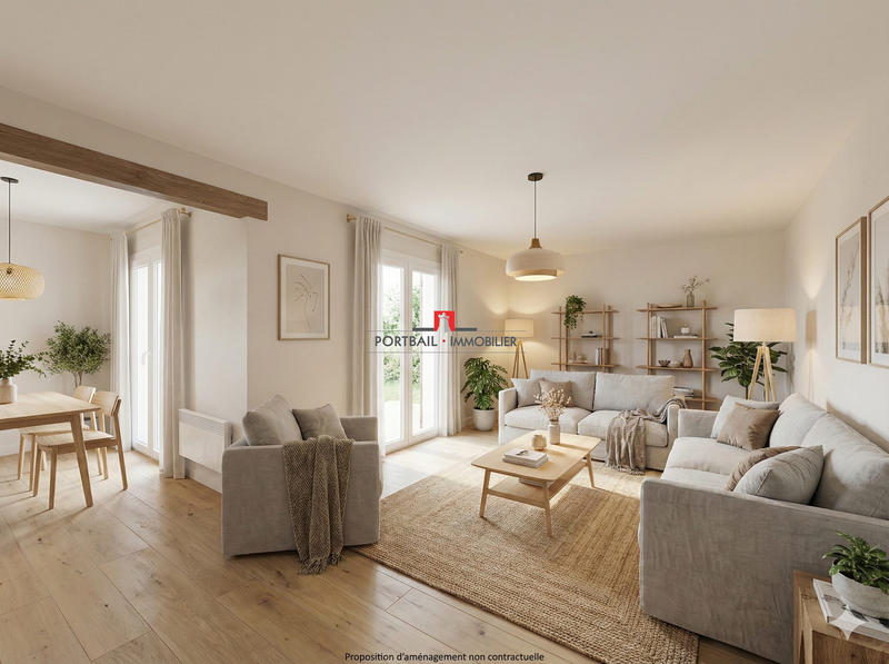 Maison - 85 m² - 3 pièces