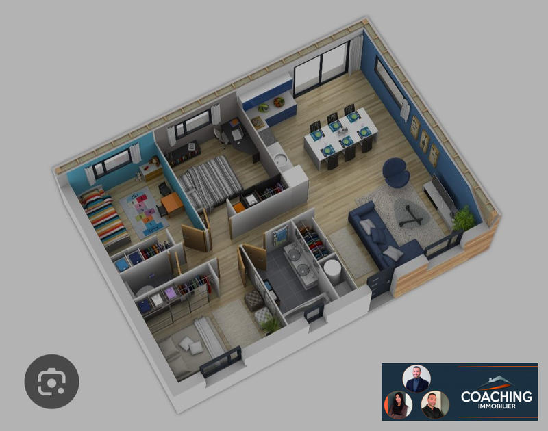 Maison - 70 m² - 5 pièces