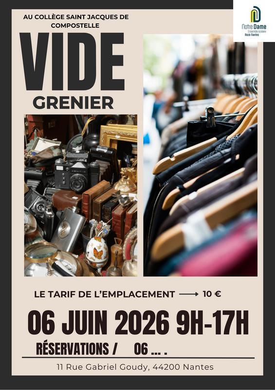 Vide grenier du collège saint jacques de compostelle