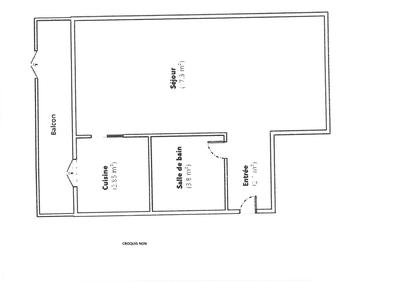 Appartement - 26 m² - 1 pièce