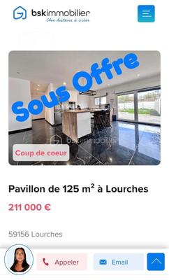 Pavillon - 125 m² - 5 pièces