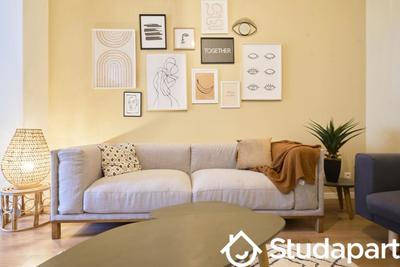 Chambre - 12 m² - 1 pièce