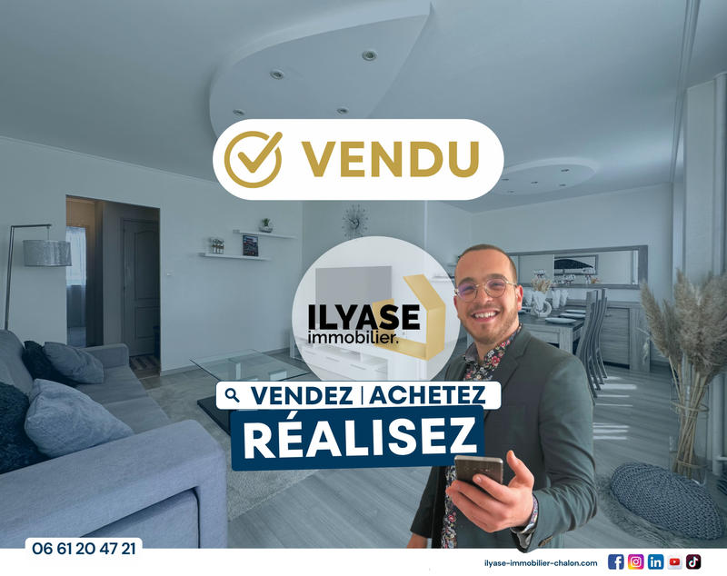 Appartement - 72 m² - 3 pièces