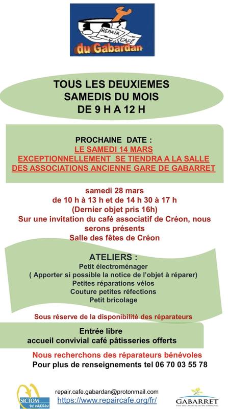 Ateliers du Repair'café