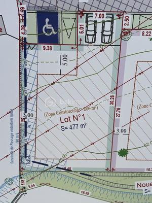 Terrain - 477 m²