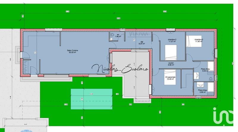 Maison - 120 m² - 4 pièces