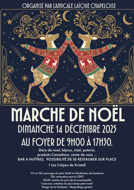 Marché de Noël de la Chapelle-Gonaguet