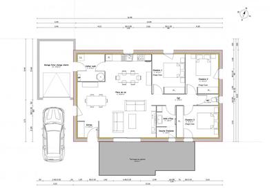 Maison - 90 m² - 4 pièces