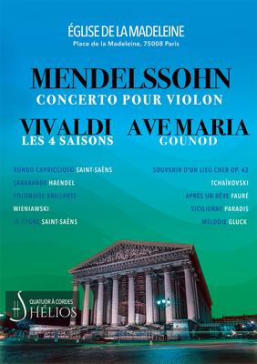 Les 4 Saisons de Vivaldi, Ave Maria, Concerto de Mendelssohn