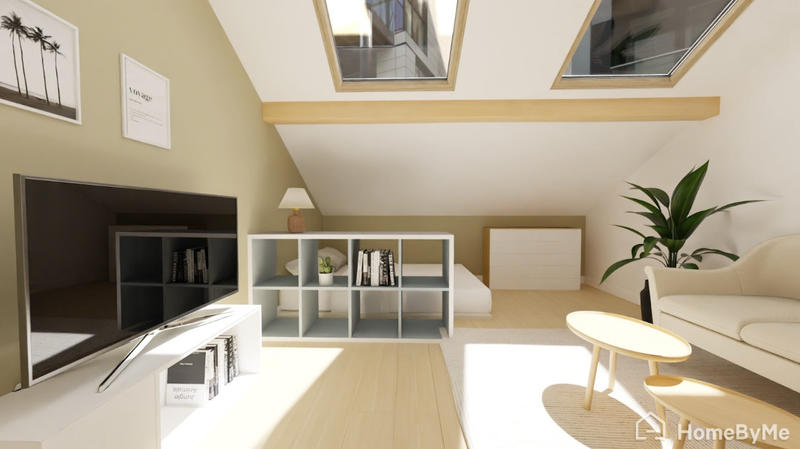 Appartement ancien - 21 m² - 1 pièce