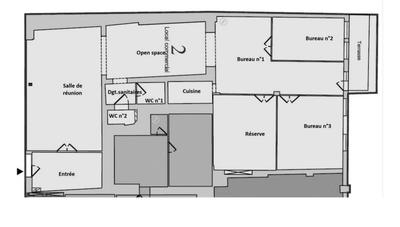 Local commercial - 202 m² - 8 pièces
