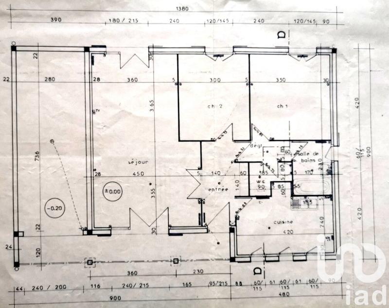 Maison - 77 m² - 3 pièces