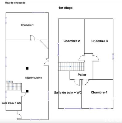 Maison - 84 m² - 4 pièces