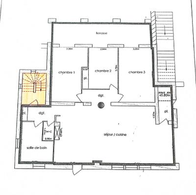 Appartement - 110 m² - 4 pièces