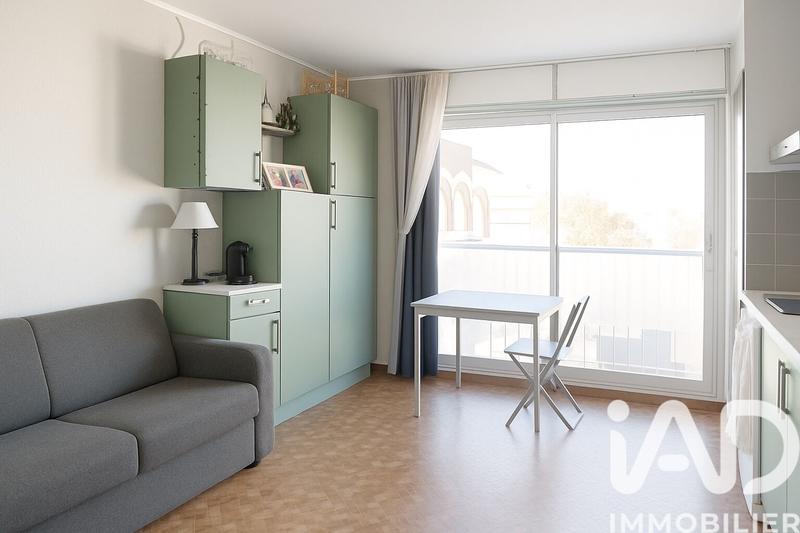 Studio - 21 m² - 1 pièce