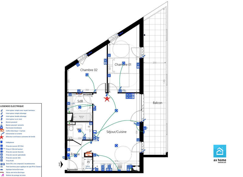 Appartement - 69 m² - 3 pièces