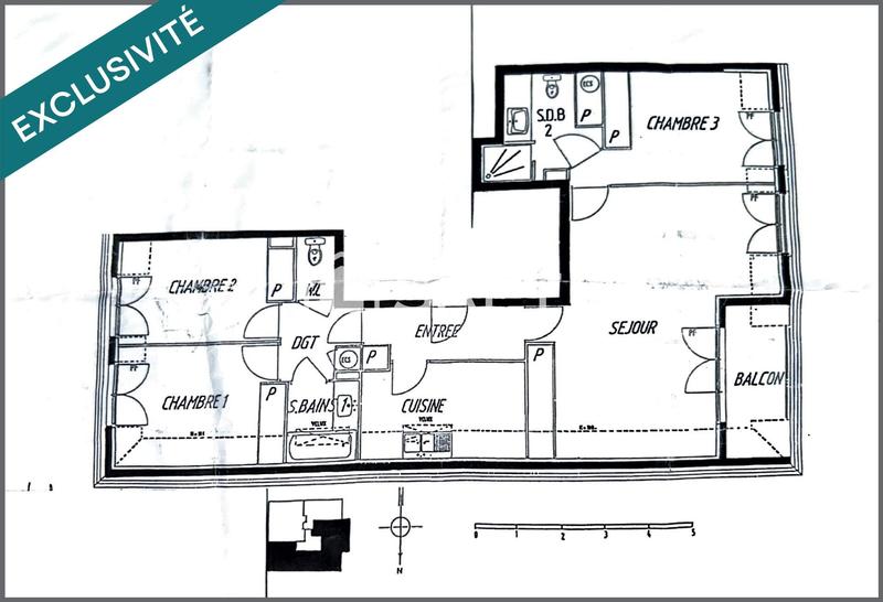 Appartement - 86 m² - 4 pièces