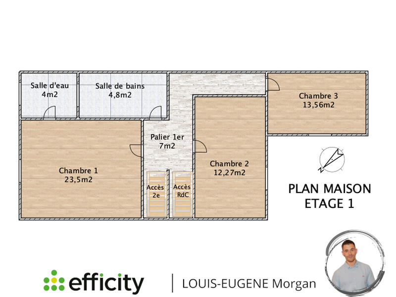 Maison de ville - 185 m² - 7 pièces