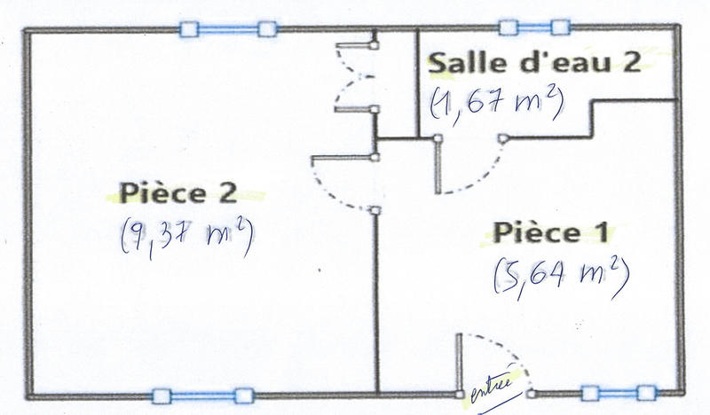 Appartement - 68 m² - 3 pièces
