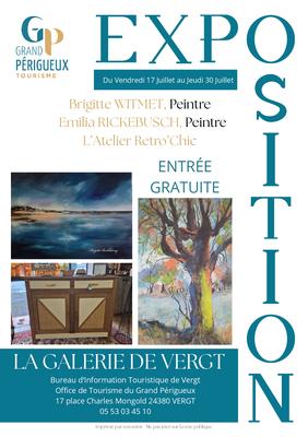 Exposition de Brigitte Witmet, Emilia Rickebusch et l'atelier Retro' Chic