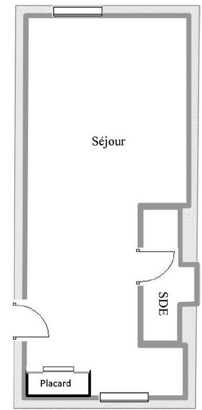 Appartement - 24 m² - 1 pièce