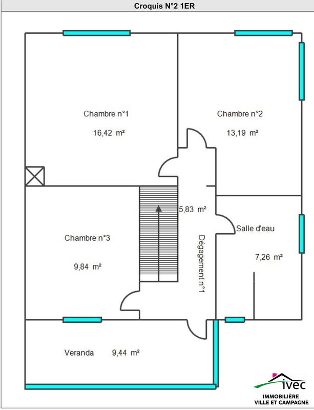 Maison - 126 m² - 5 pièces