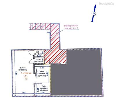 Local commercial - 44 m²