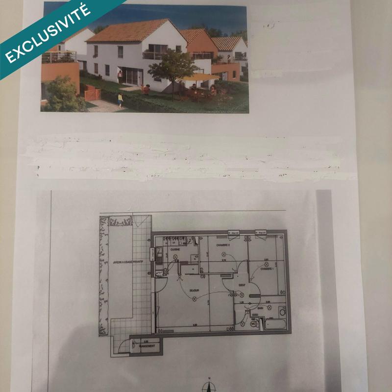 Appartement - 61 m² - 3 pièces