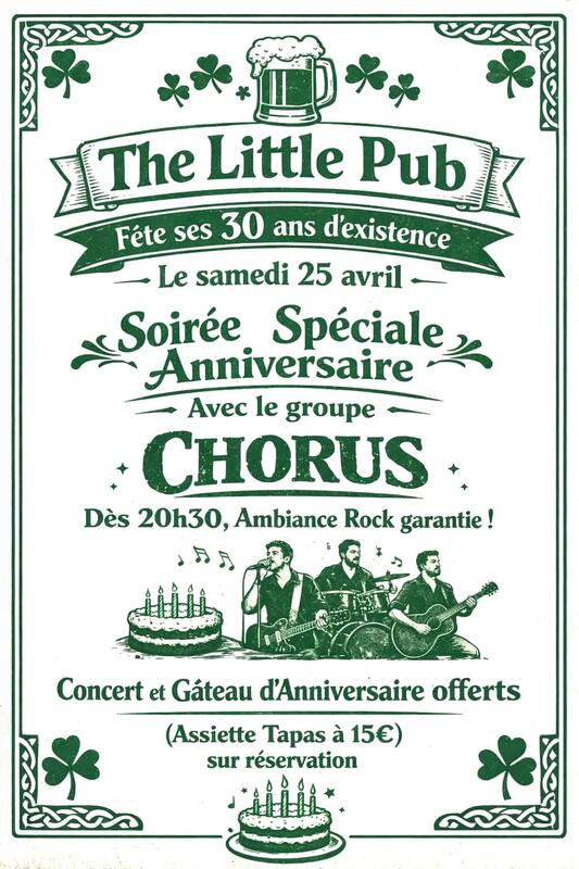 Soirée 30 ans du Little Pub