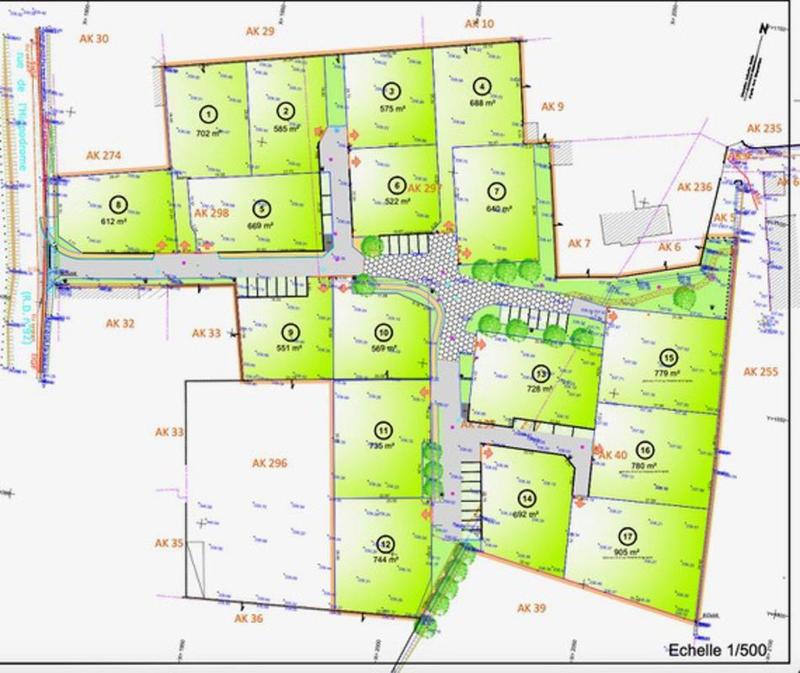 Terrain constructible - 575 m²