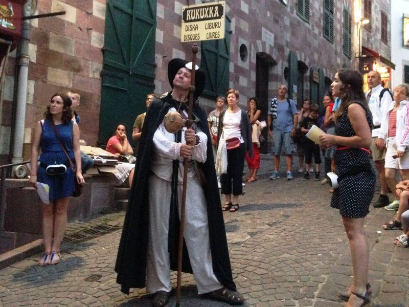 Visite nocturne de St Jean Pied de Port