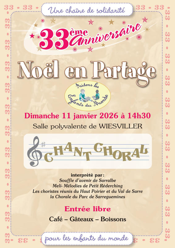 Noël en partage -  Chant Choral - Aidons les enfants du monde