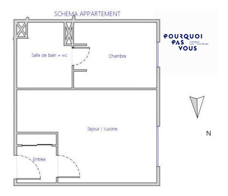 Appartement - 35 m² - 2 pièces