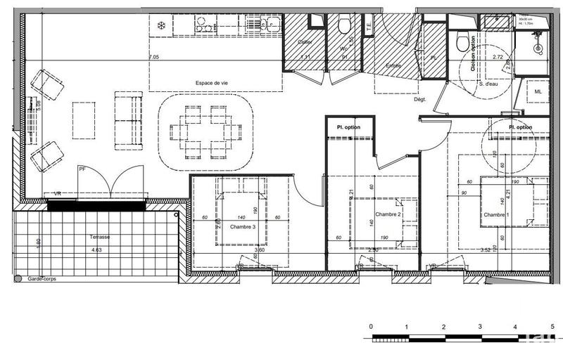 Appartement - 88 m² - 4 pièces