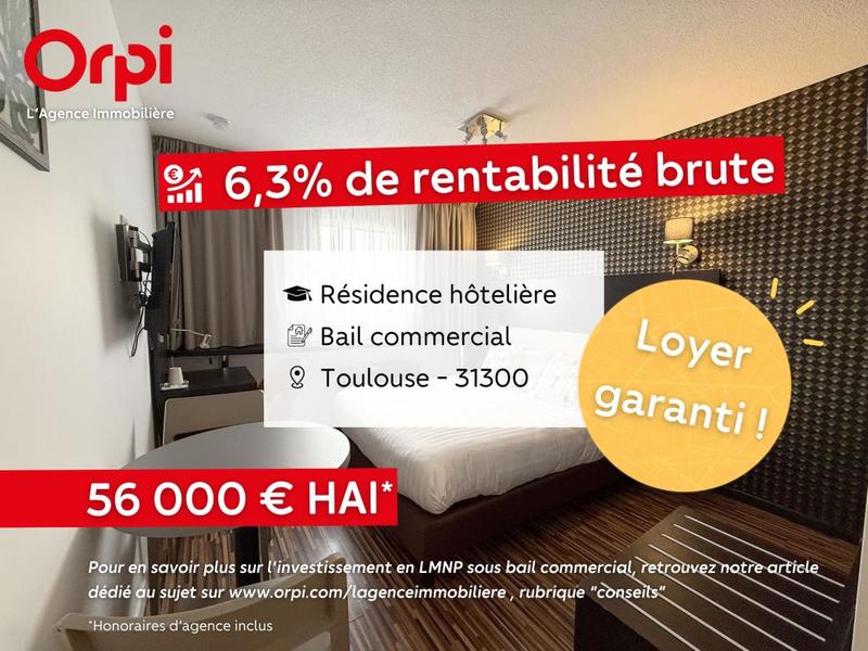 Appartement - 20 m² - 1 pièce