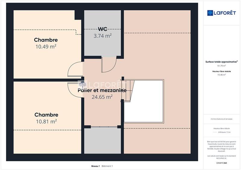 Maison - 80 m² - 5 pièces