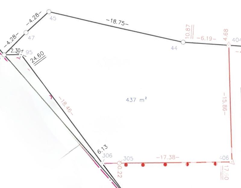 Terrain - 437 m²