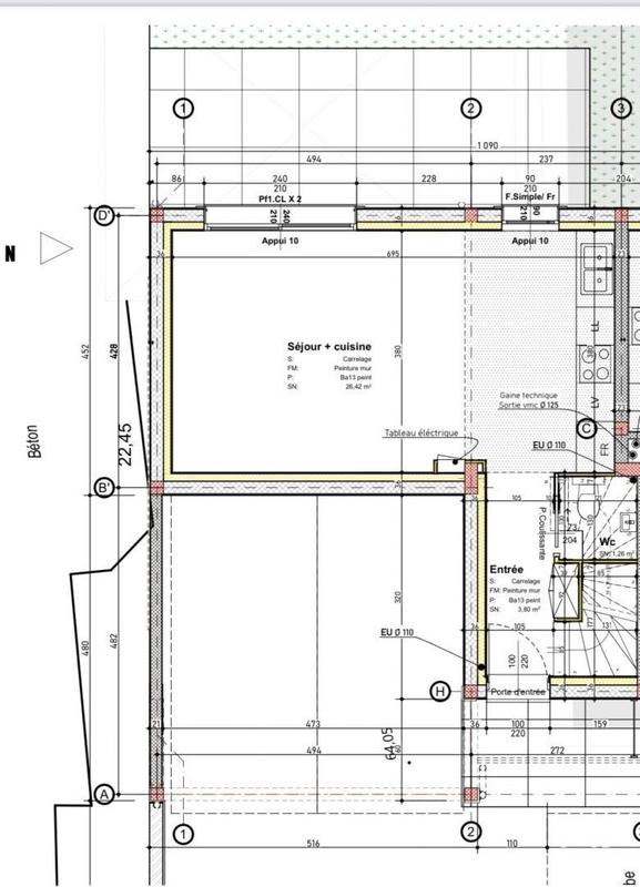 Maison - 80 m² - 4 pièces