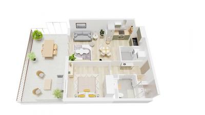 Appartement - 47 m²