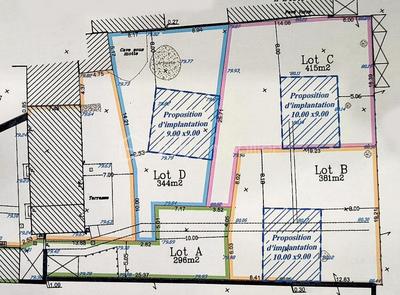 Terrain constructible - 480 m²