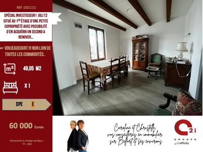 Appartement - 49 m² - 2 pièces