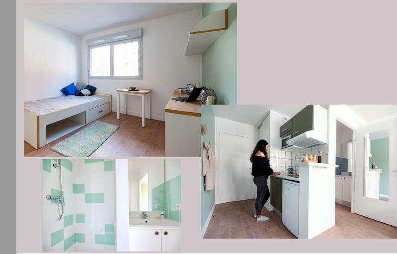 Studio - 18 m² - 1 pièce