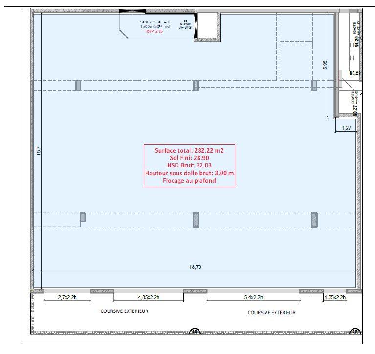 Local commercial - 280 m²