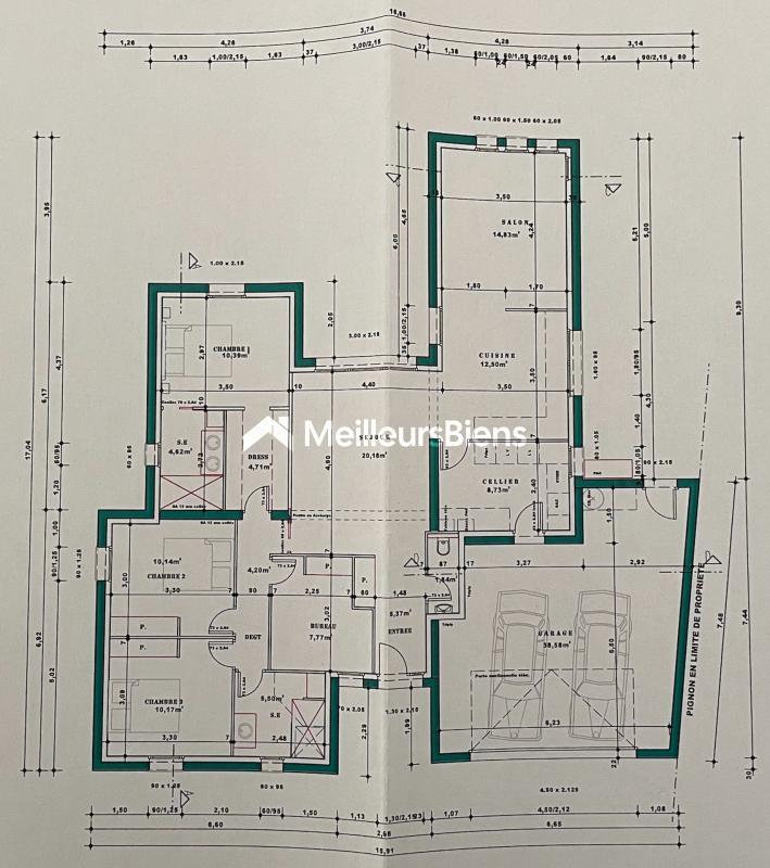 Pavillon - 121 m² - 6 pièces